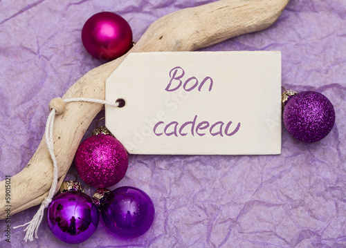 bon cadeau