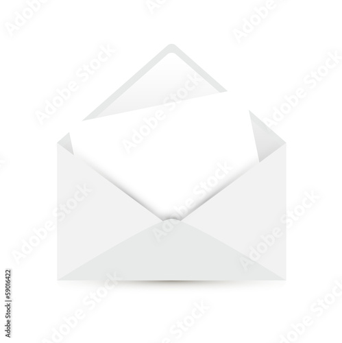 White envelope
