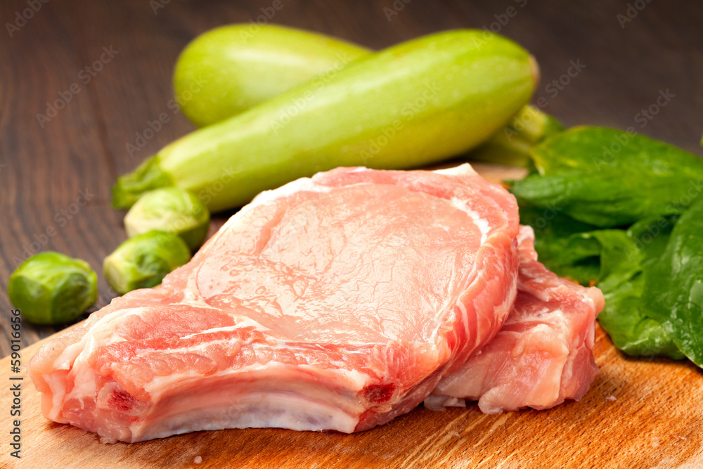 pieces of raw meat for cooking and barbecue pieces of raw meat for cooking and barbecue