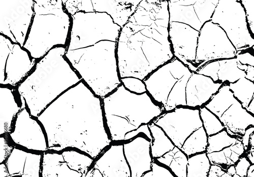 Dry soil silhohuette