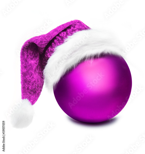 Christbaumkugel in Pink