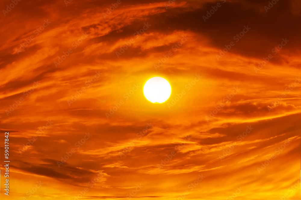Sky background on sunset. Sky background on sunset.