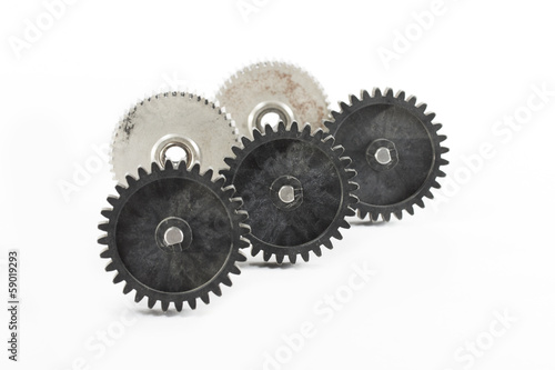 gear on the white background
