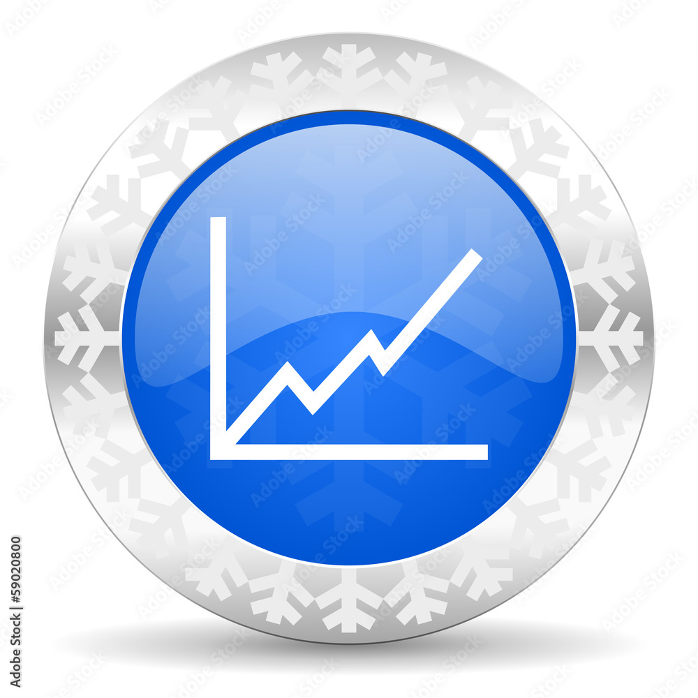 chart christmas icon chart christmas icon
