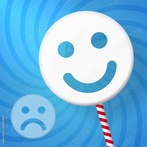 positive smiley better than negative