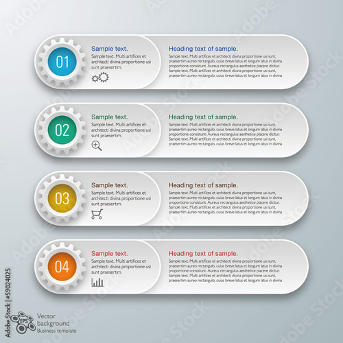 Infographics Web Banner & Label Design