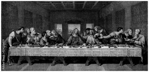 Last Supper - La Cène - Heilige Abendmahl - 15th century