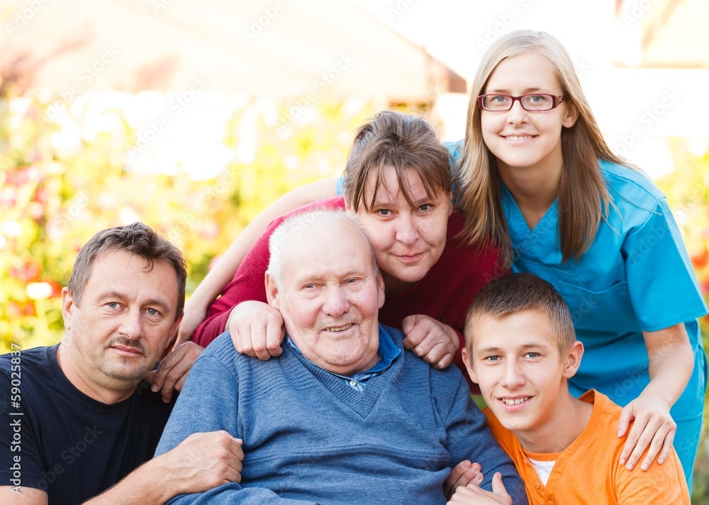 Fototapeta premium Family care