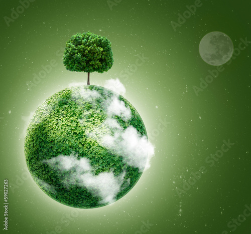 Green planet.