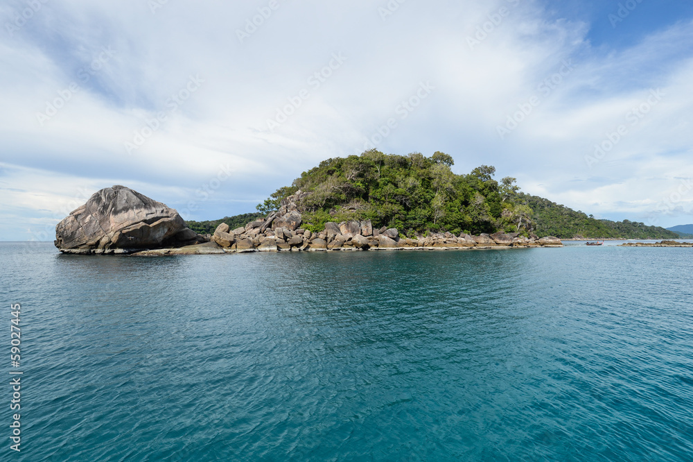 The small island of Andaman sea, Thailand