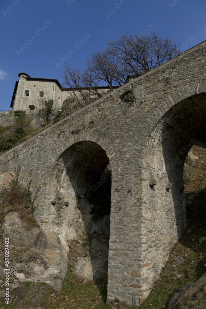 fort of Bard in the Aosta Valley