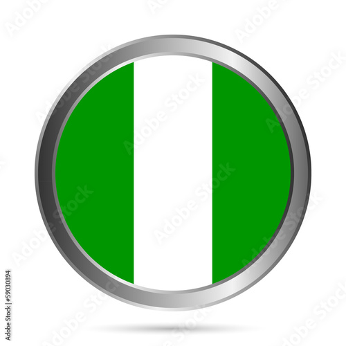 Free Download Nigeria flag button. - GFXLoad