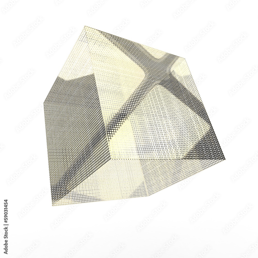 cube design isolated over white cube design isolated over white