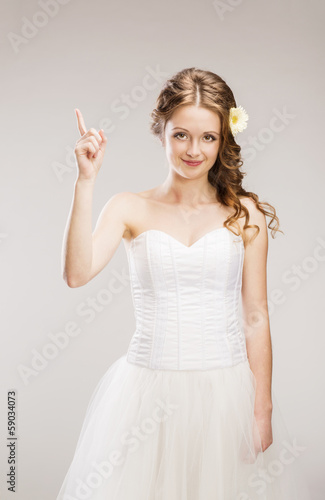 Quadro su tela Beautiful Bride