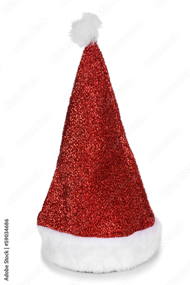 Christmas hat isolated on white Christmas hat isolated on white