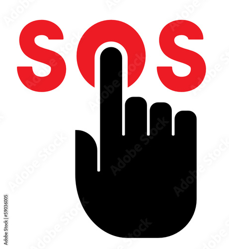 Press SOS button icon