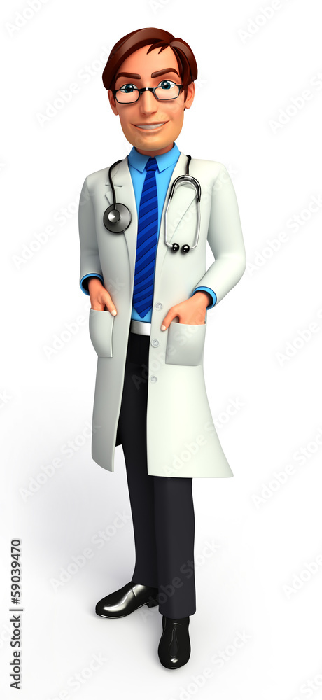 young Smart doctor
