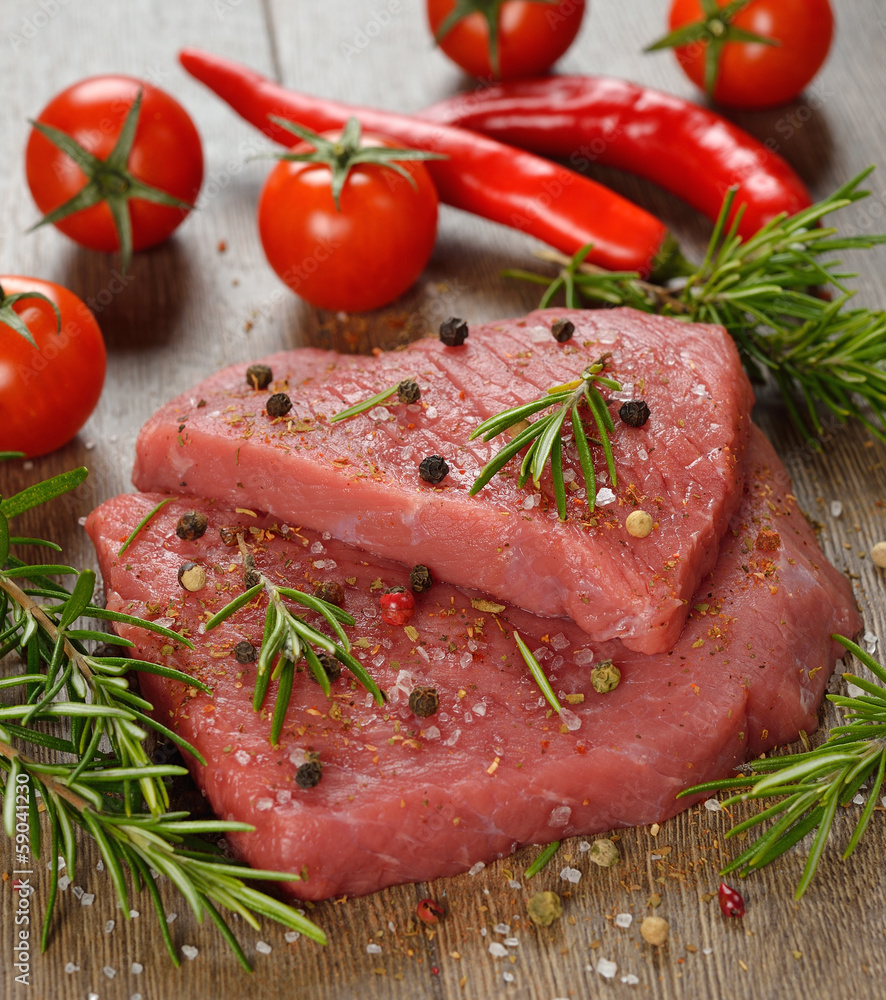 Raw meat Raw meat