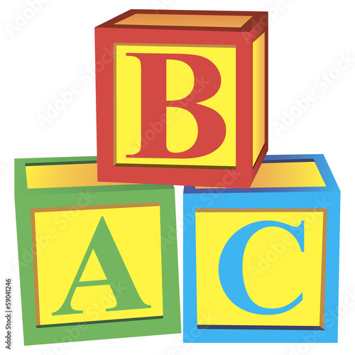 Alphabet blocks