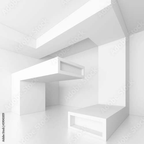 White Architecture Background