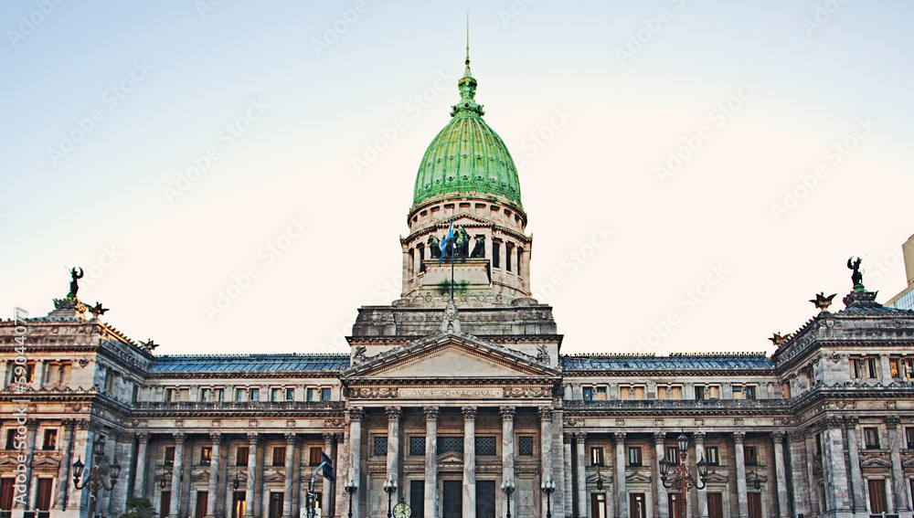 Obraz premium Building of Congress in Buenos Aires, Argentina