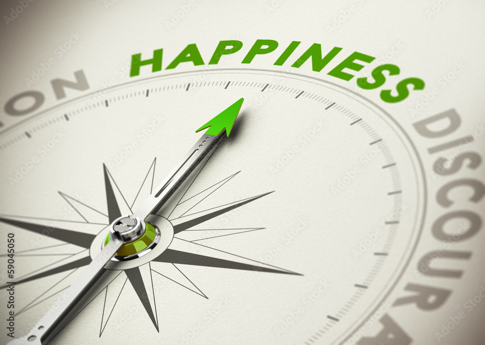 Achieving Happiness Concept Achieving Happiness Concept
