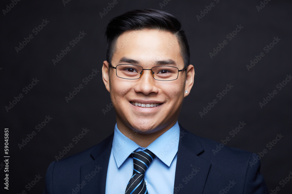 Cheerful businessman Cheerful businessman