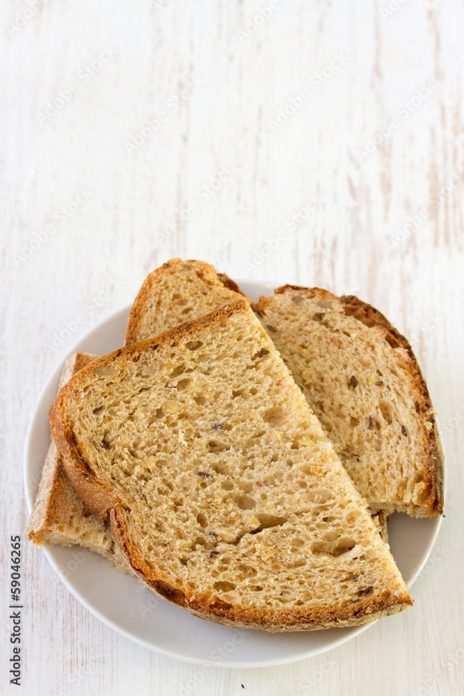 bread with seeds bread with seeds