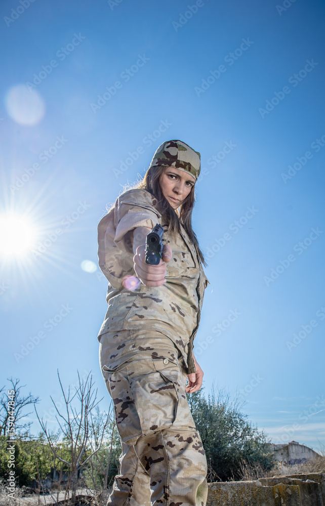 Military girl