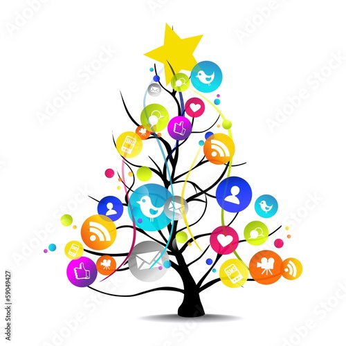 SOCIAL MEDIA - ARBOL DE NAVIDAD