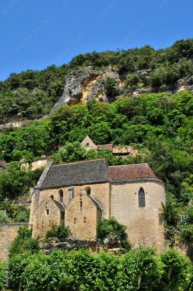 perigord, the picturesque village of la roque Gageac