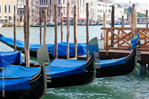 Gondolas in Venice