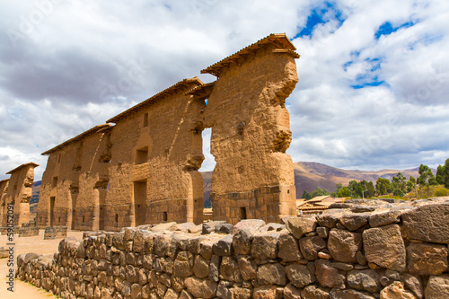 Raqchi, Inca archaeological site in Cusco, Peru,South America photo