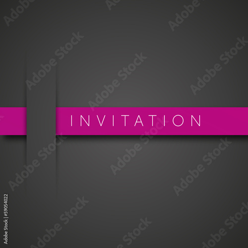 carte d'invitation