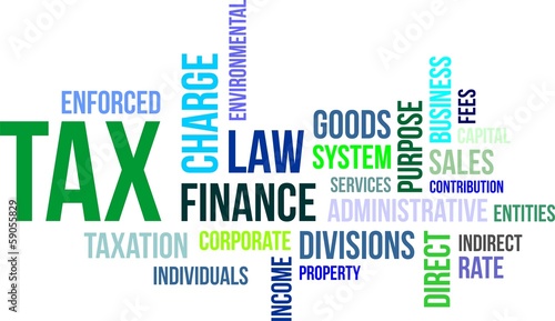 word cloud - tax