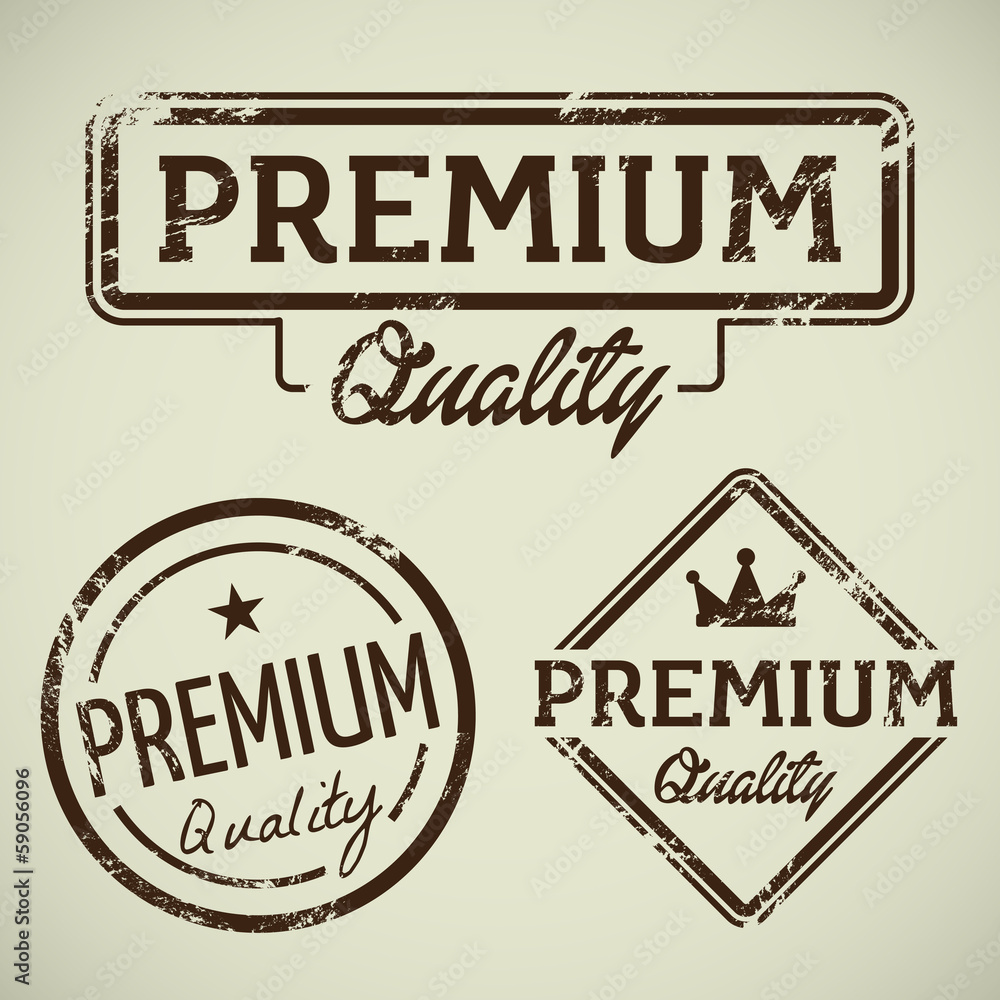 Obraz premium Premium Quality Vector Stamp Set
