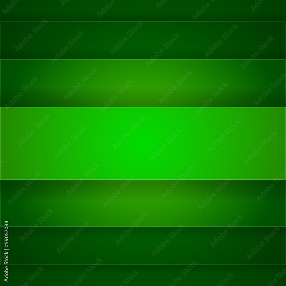 Abstract background with green paper layers Abstract background with green paper layers