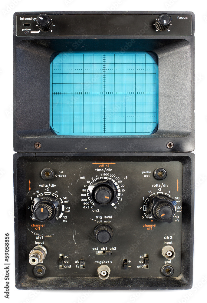 Fototapeta premium Oscilloscope machine