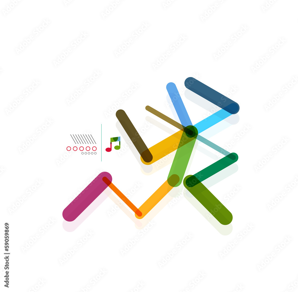 Vector man person abstract geometric shape concept Vector man person abstract geometric shape concept