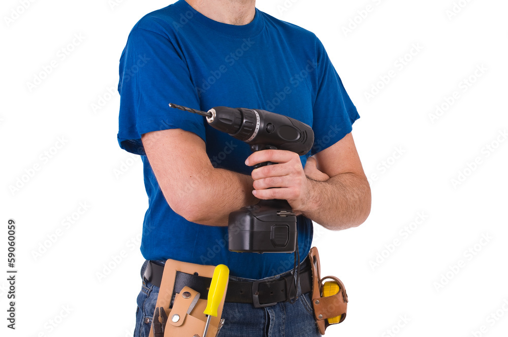 Blue collar worker. Blue collar worker.