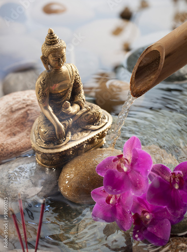 Canvas Print natural scene for meditation