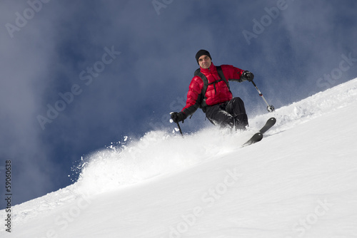 skiing freerider