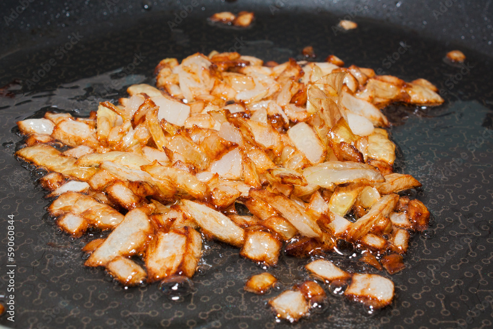 Fry onion Fry onion
