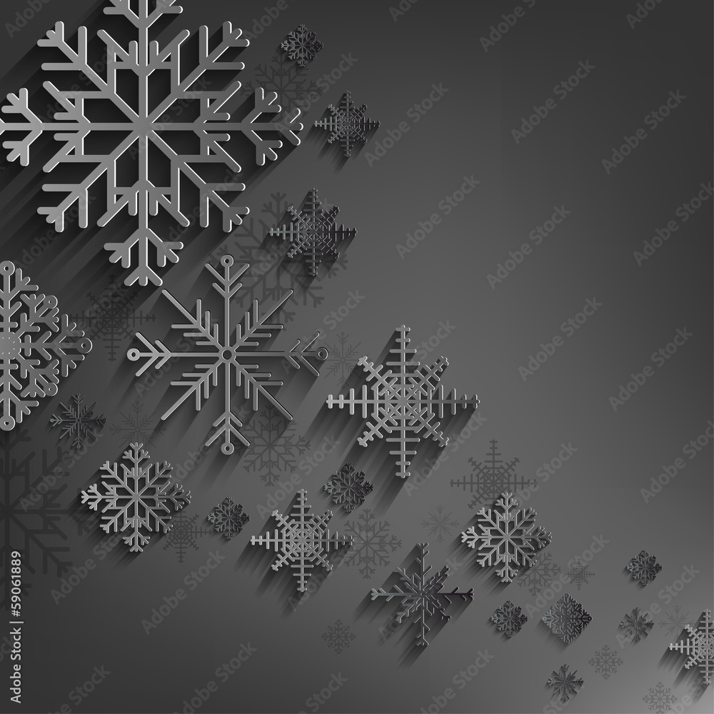 Abstract christmas background with snowflakes Abstract christmas background with snowflakes