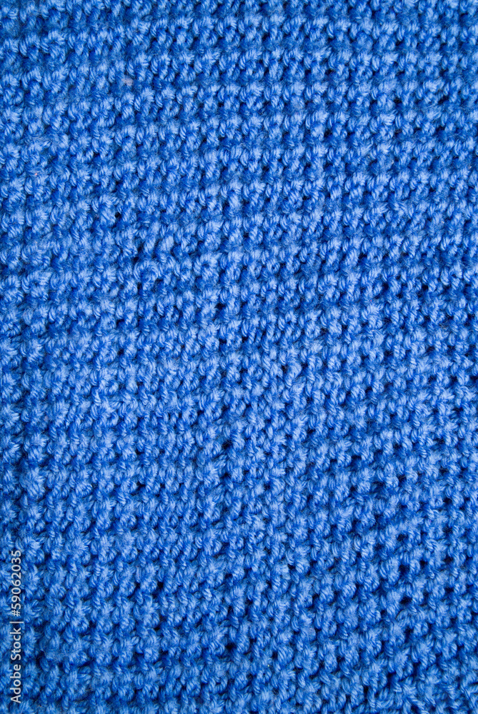 blue knitted fabric as background blue knitted fabric as background