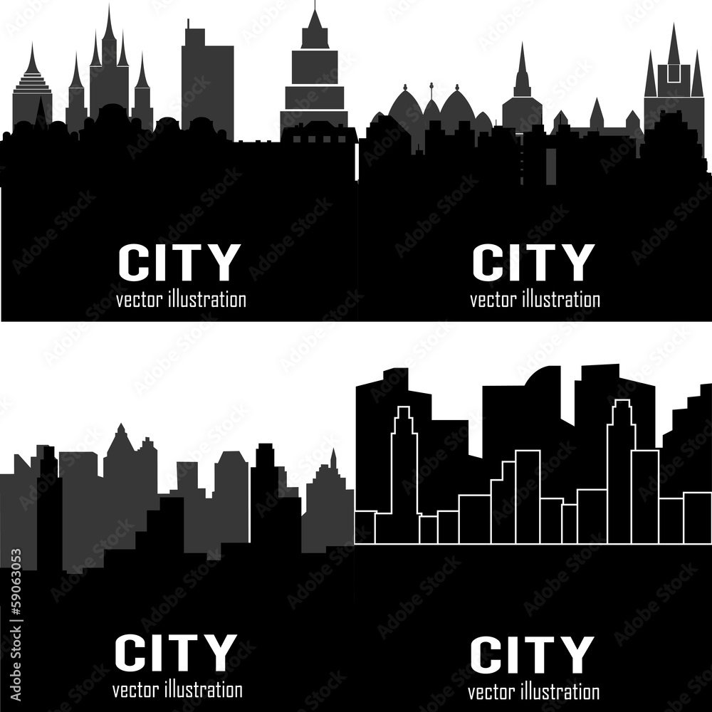 Buildings silhouettes