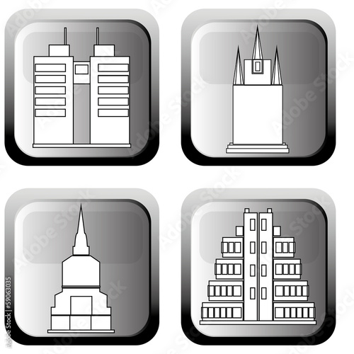 Buildings silhouettes