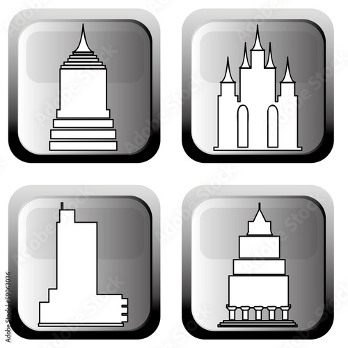Buildings silhouettes