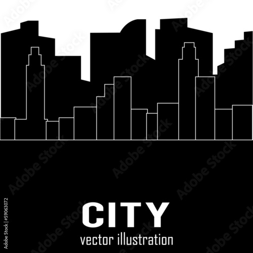 Buildings silhouettes
