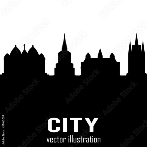 Buildings silhouettes